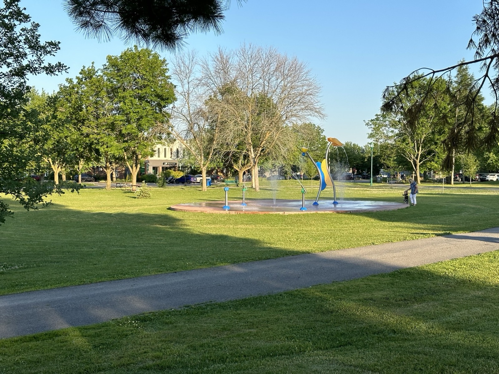 Parc et splash pad