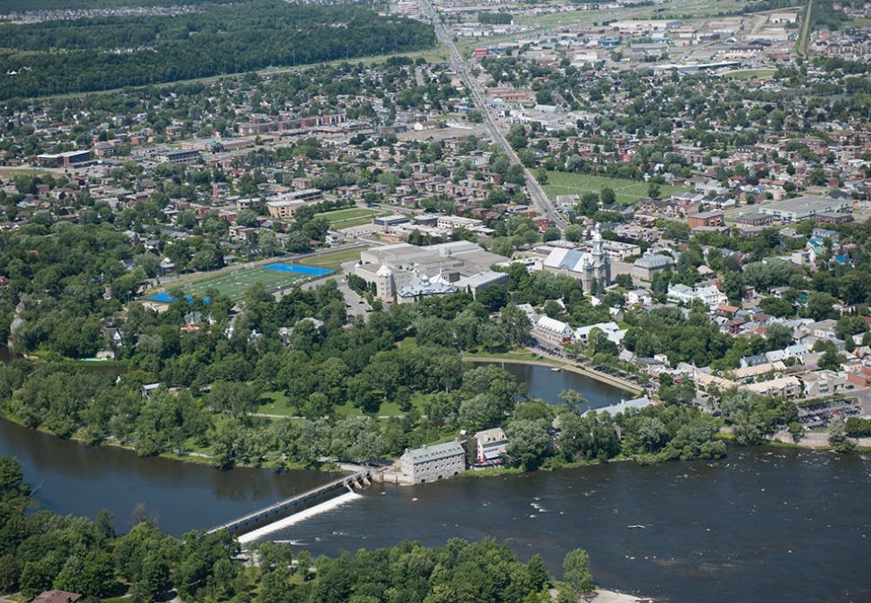 Vue aérienne de Terrebonne, Lanaudière